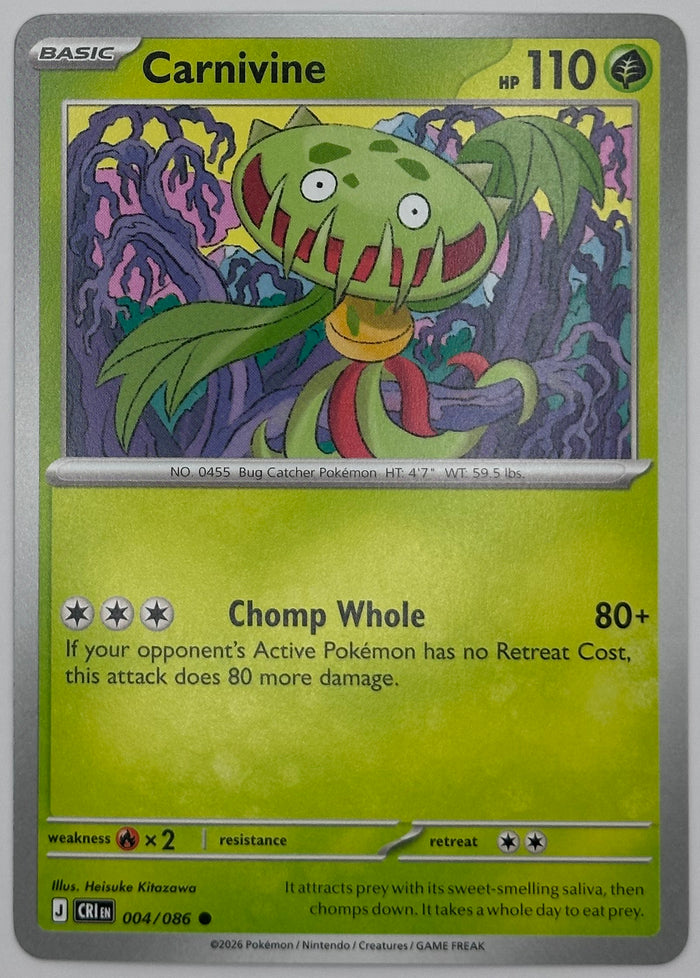 Carnivine 004/086 ME04: Chaos Rising