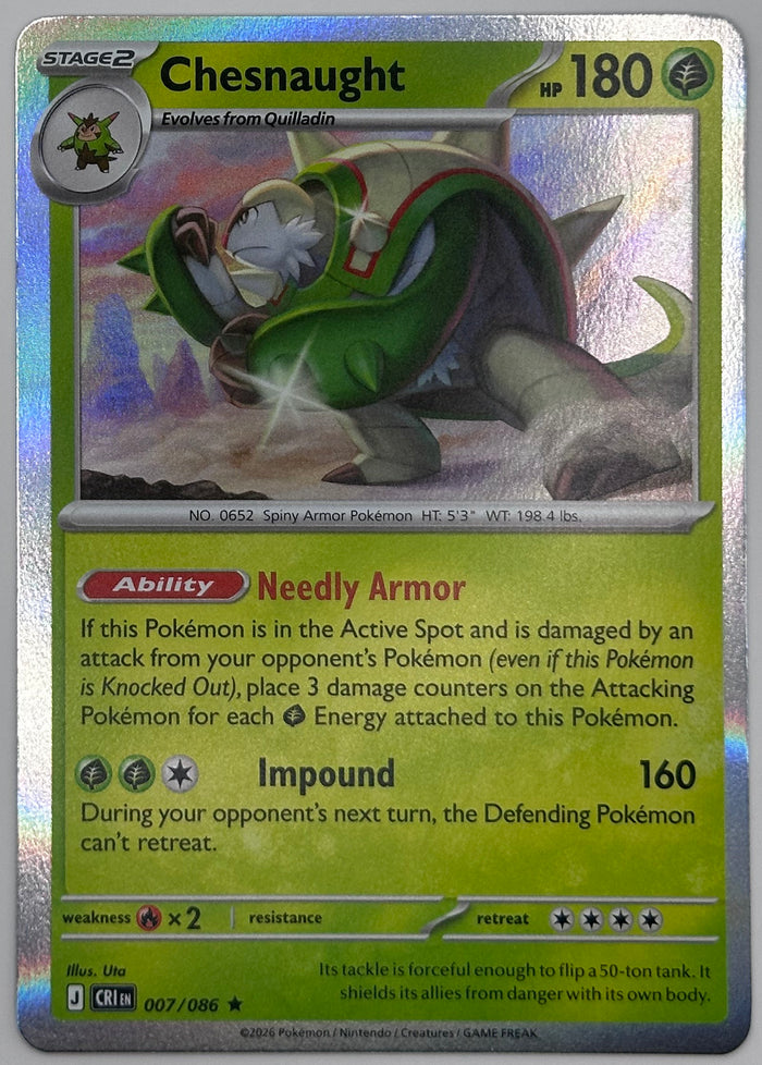 Chesnaught 007/086 ME04: Chaos Rising