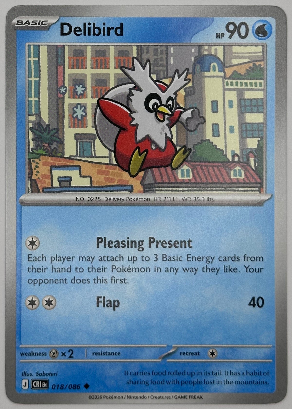 Delibird 018/086 ME04: Chaos Rising