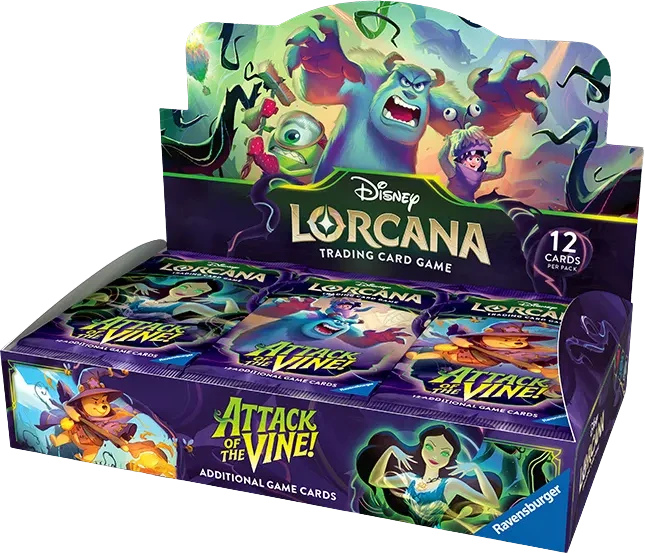 Disney Lorcana - Attack Of The Vine Booster Display