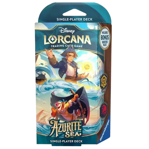 Disney Lorcana - Azurite Sea Starter Deck (Amber/Ruby)