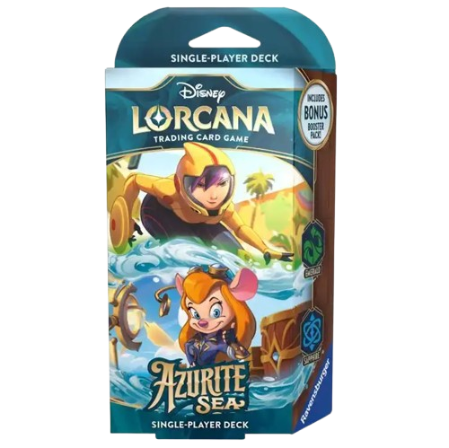 Disney Lorcana - Azurite Sea Starter Deck (Emerald/Sapphire)